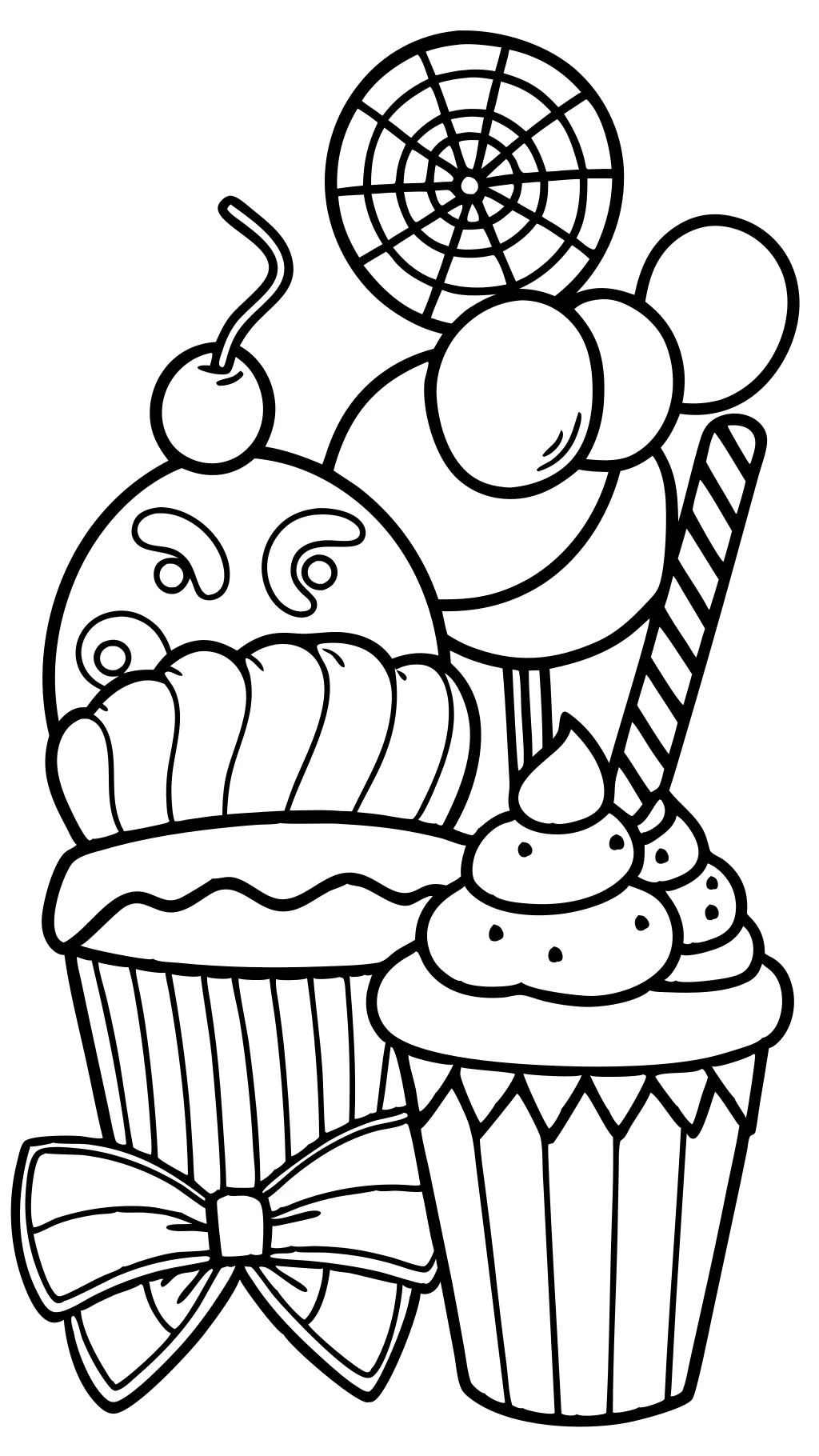 sweet treats coloring pages